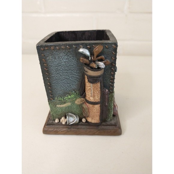Other - Golf Pen Holder Office Desk Organizer Resin Detailed